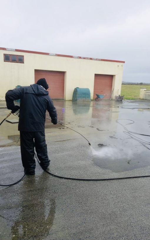 Farm yard cleaning