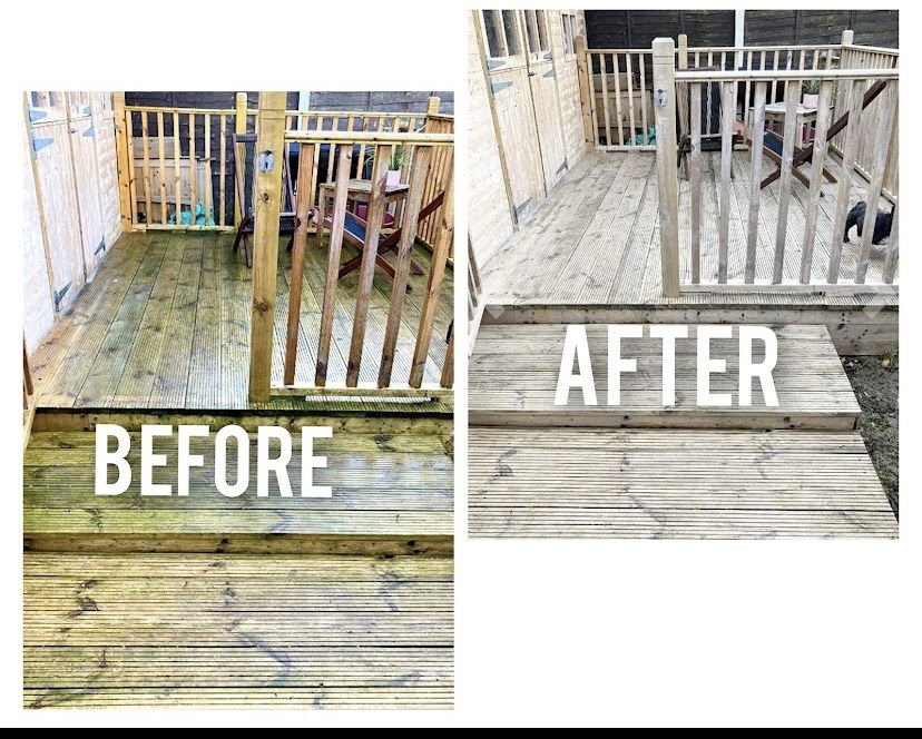 Deck cleaning
