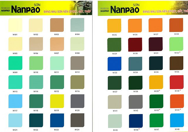 Bảng giá sơn epoxy nanpao: Lựa chọn hàng đầu cho mọi dự án