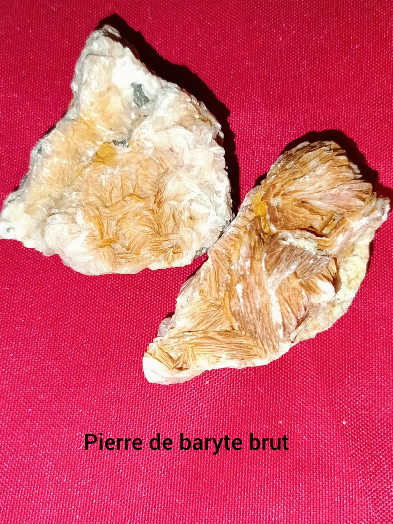 PIERRE DE BARYTE OU BARYTINE