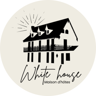 White House à Villequier, sur les bords de la Seine, sur la véloroute de la Seine à vélo.