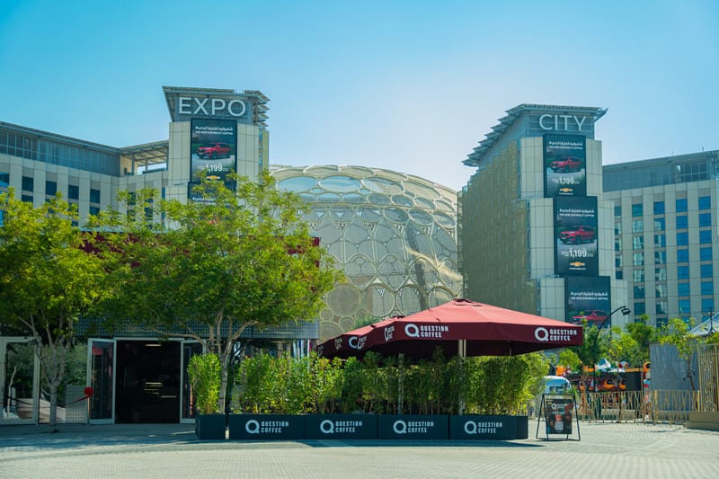 Photo coverage for Question Coffee launch at Expo City Dubai.
