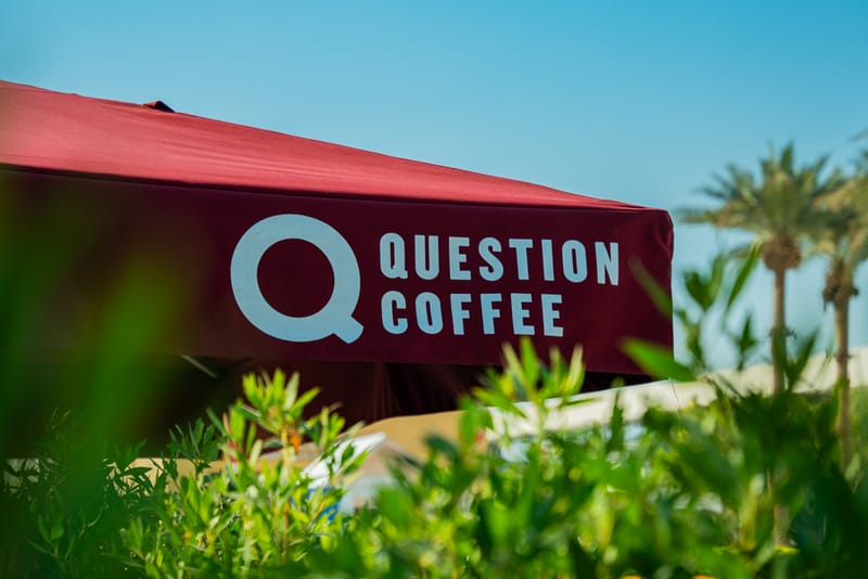 Photo coverage for Question Coffee launch at Expo City Dubai.