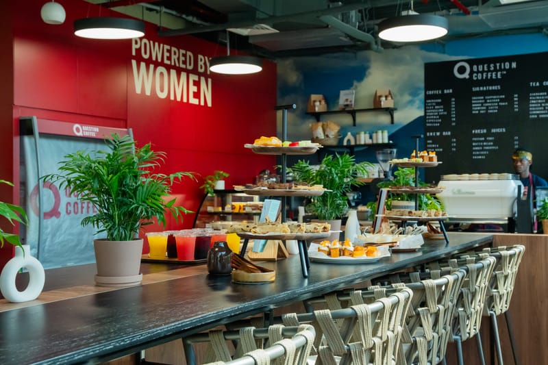 Photo coverage for Question Coffee launch at Expo City Dubai.