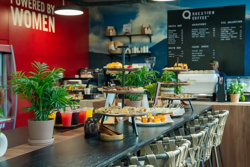 Photo coverage for Question Coffee launch at Expo City Dubai.