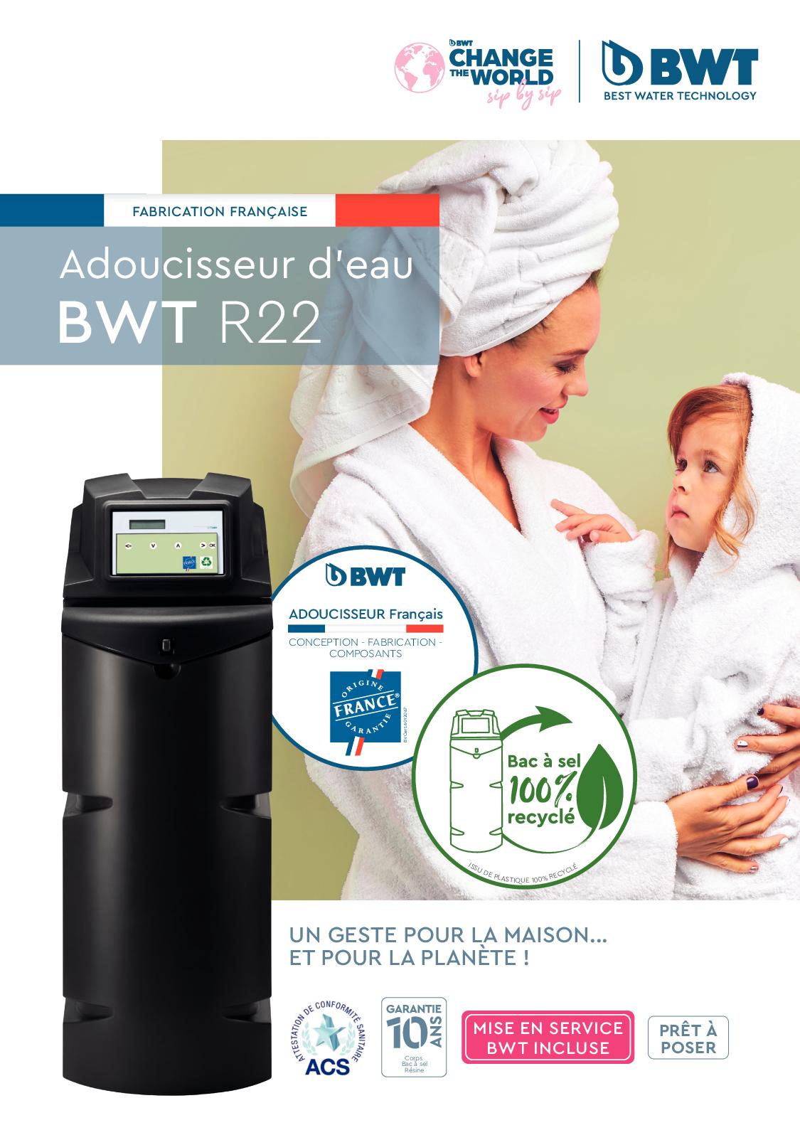 TRAITEMENT DE L'EAU : ADOUCISSEUR