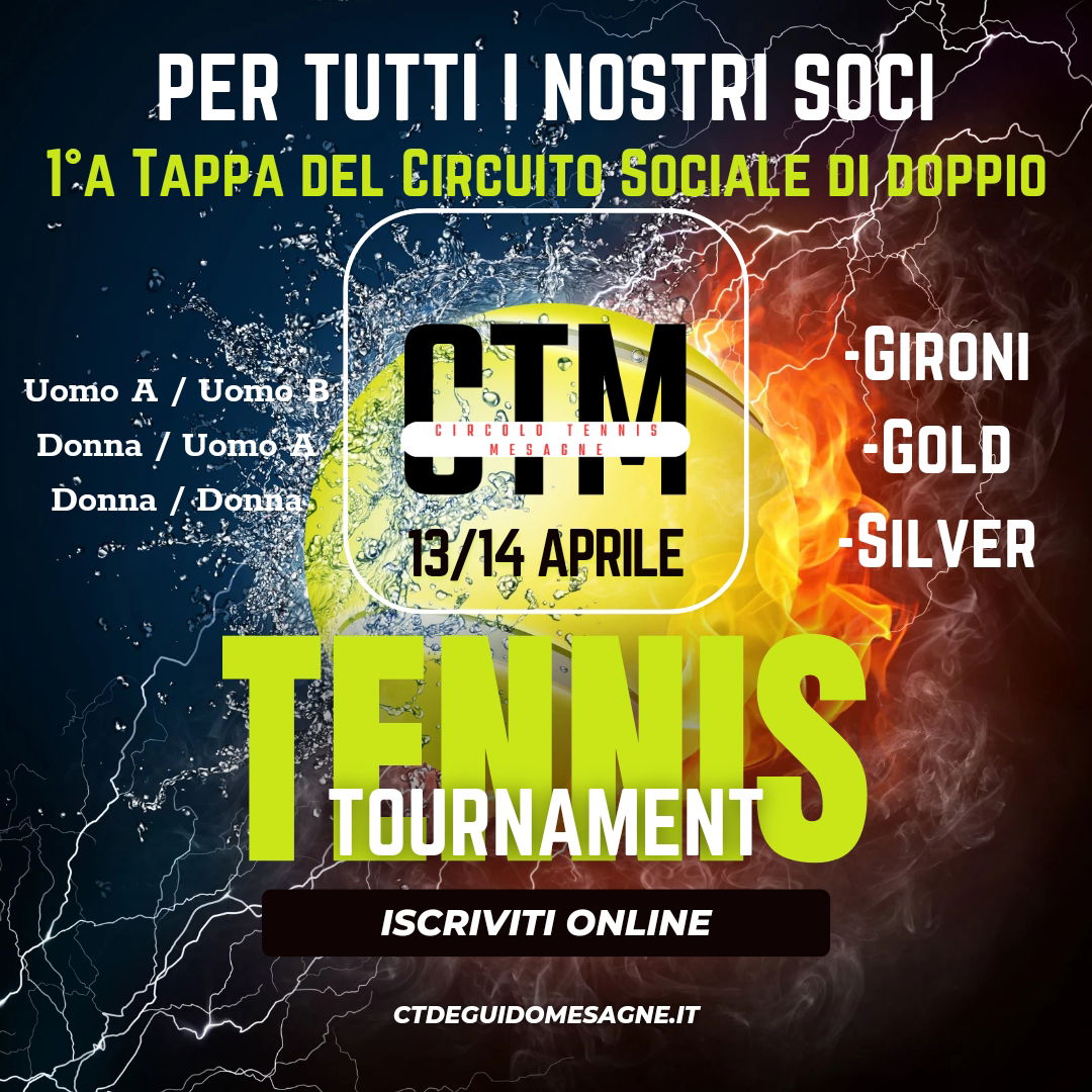 1° Tappa Circuito Sociale di Doppio 13/14 Aprile