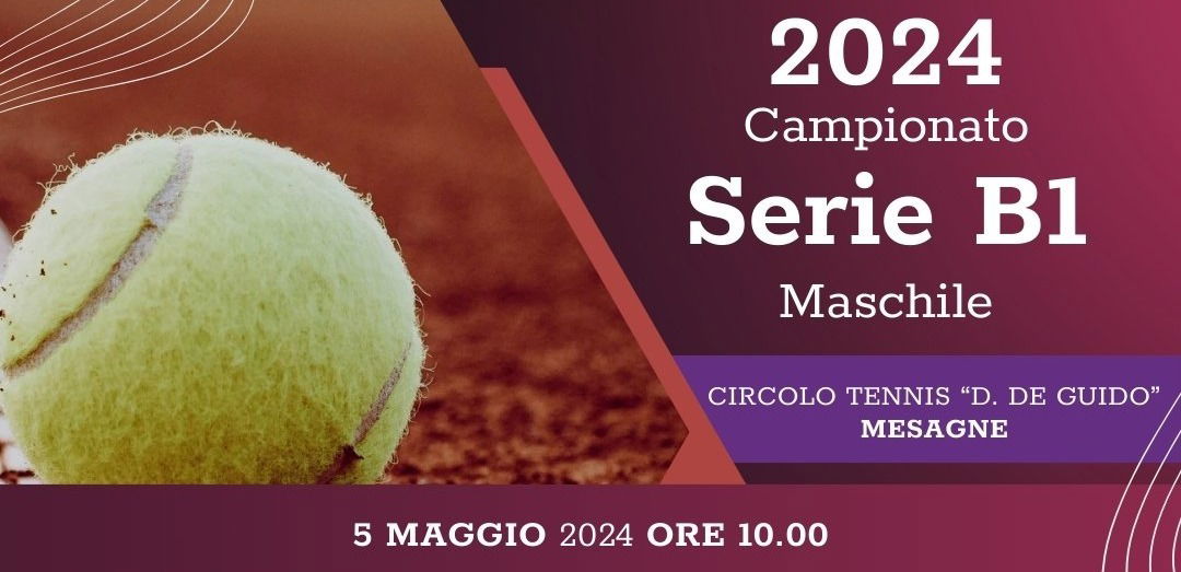 1°a Giornata di Serie B1 al Circolo Tennis "D. De Guido" Mesagne