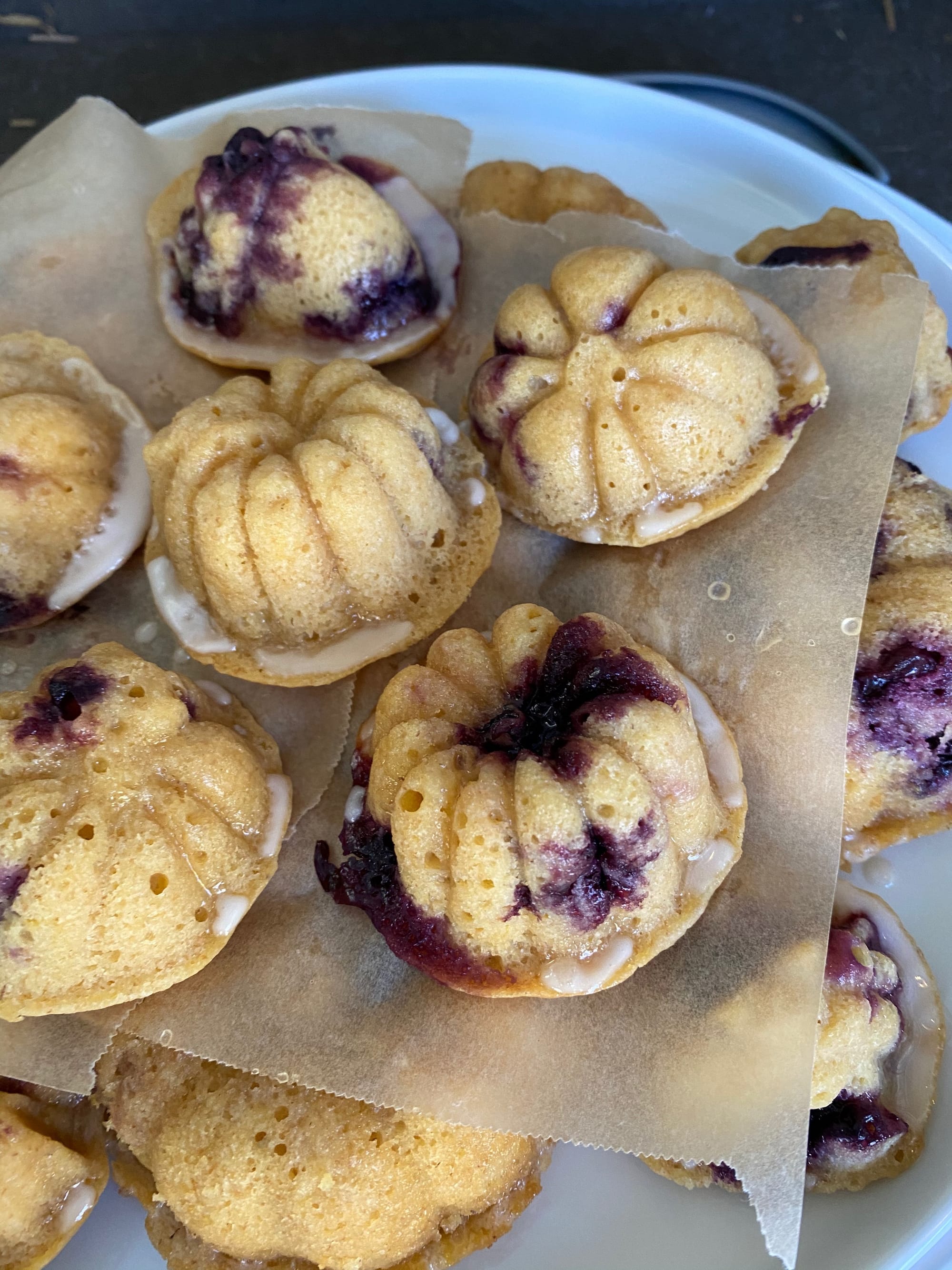 Blueberry Cinnamon Harvest Cakes