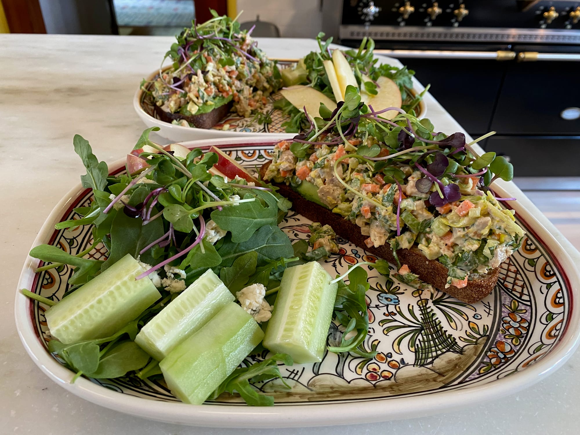 Open-Faced Tuna Salad Sandwiches