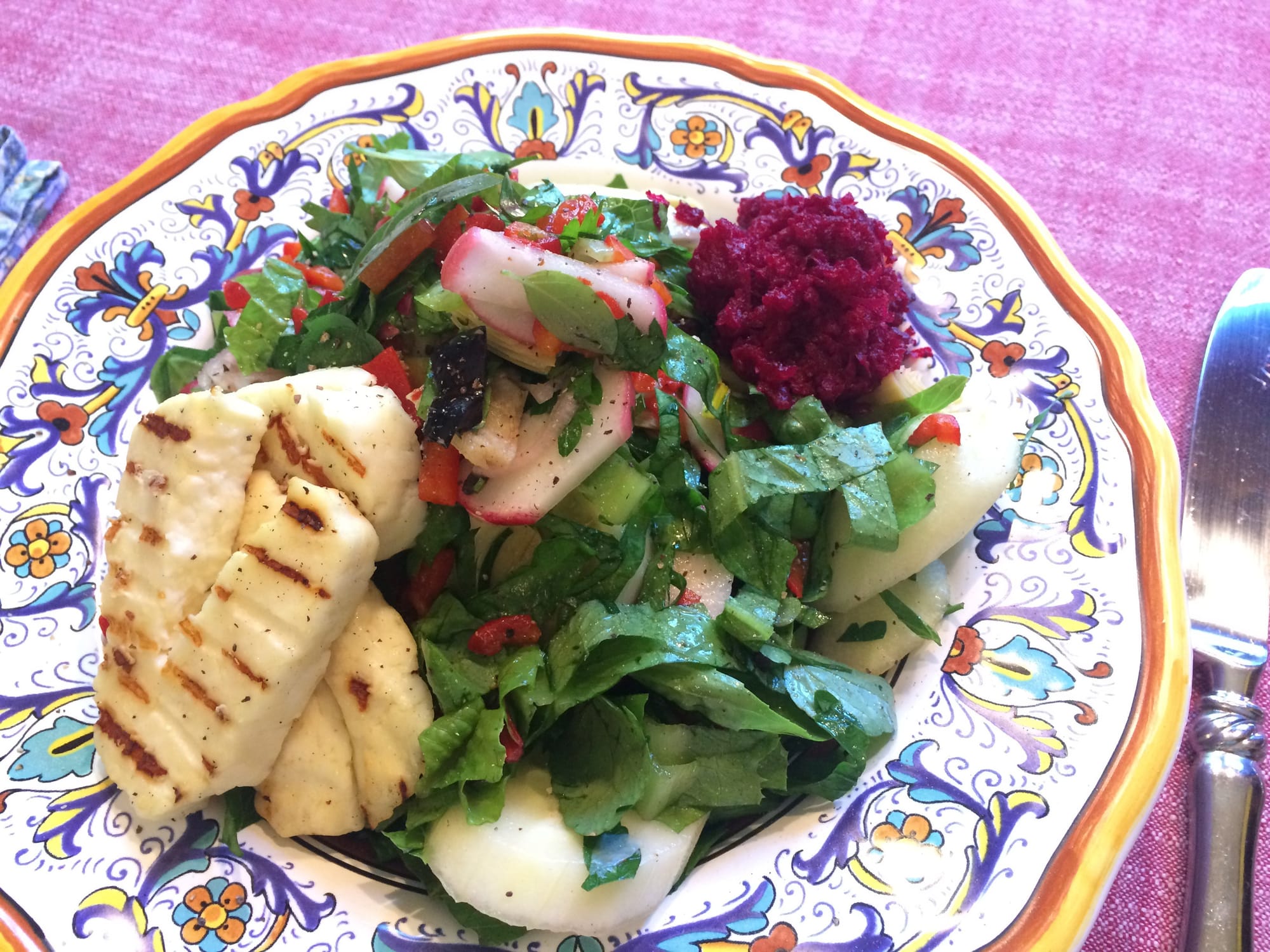 Halloumi Cheese Salad