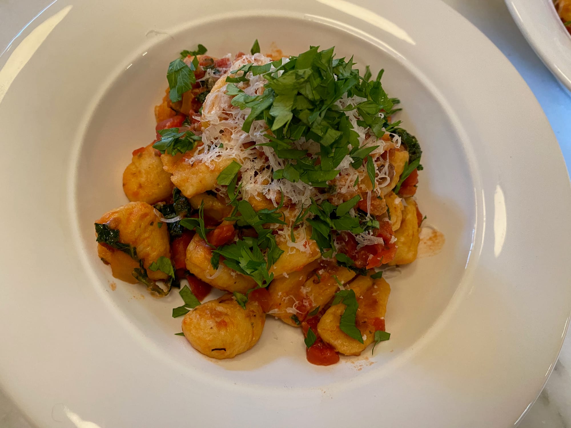 Gnocchi with Spicy Red Sauce