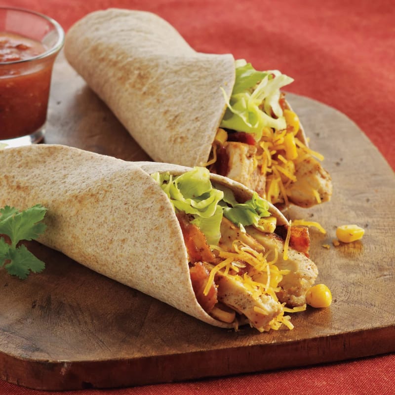 Chicken cheese wrap
