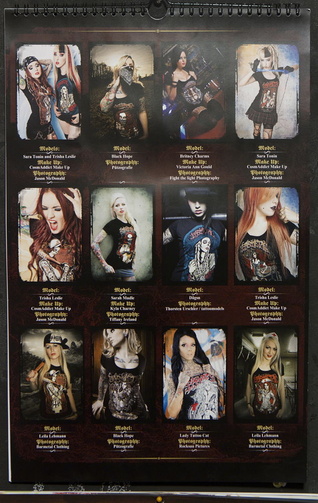 Barmetal Calendar