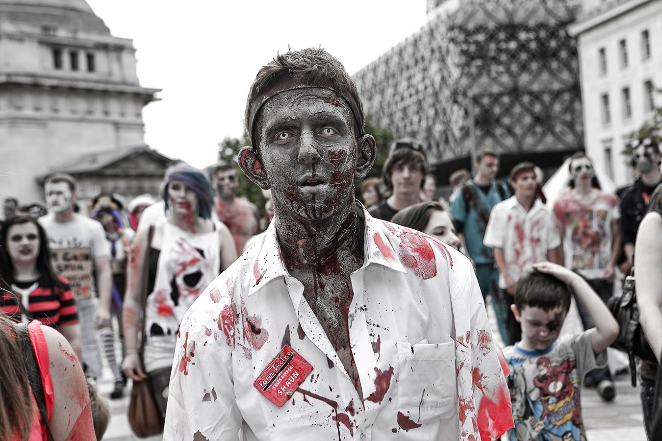 Zombiewalk flash mob