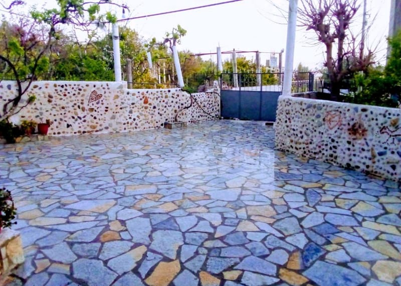 Driveway, balconies and Terrace