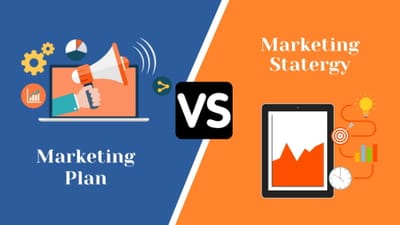 الفرق بين الخطة التسويقية والاستراتيجية التسويقية  فى 2024