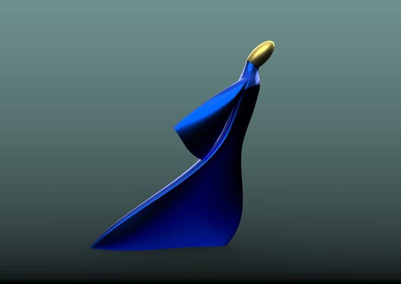 HOMME FACE À LA TEMPÊTE