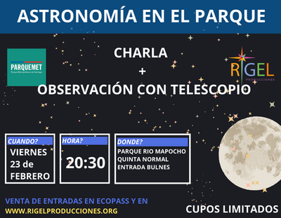 Astronomía en el parque