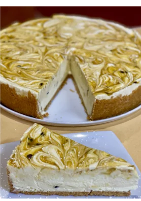 Passion Fruit Cheesecake - Medium