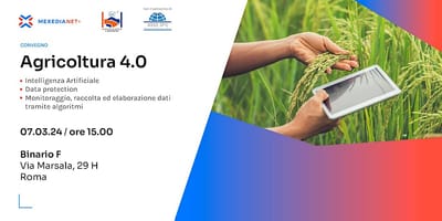 AGRICOLTURA 4.0 Intelligenza Artificiale, monitoraggio, raccolta ed elaborazione dei dati, data protection.