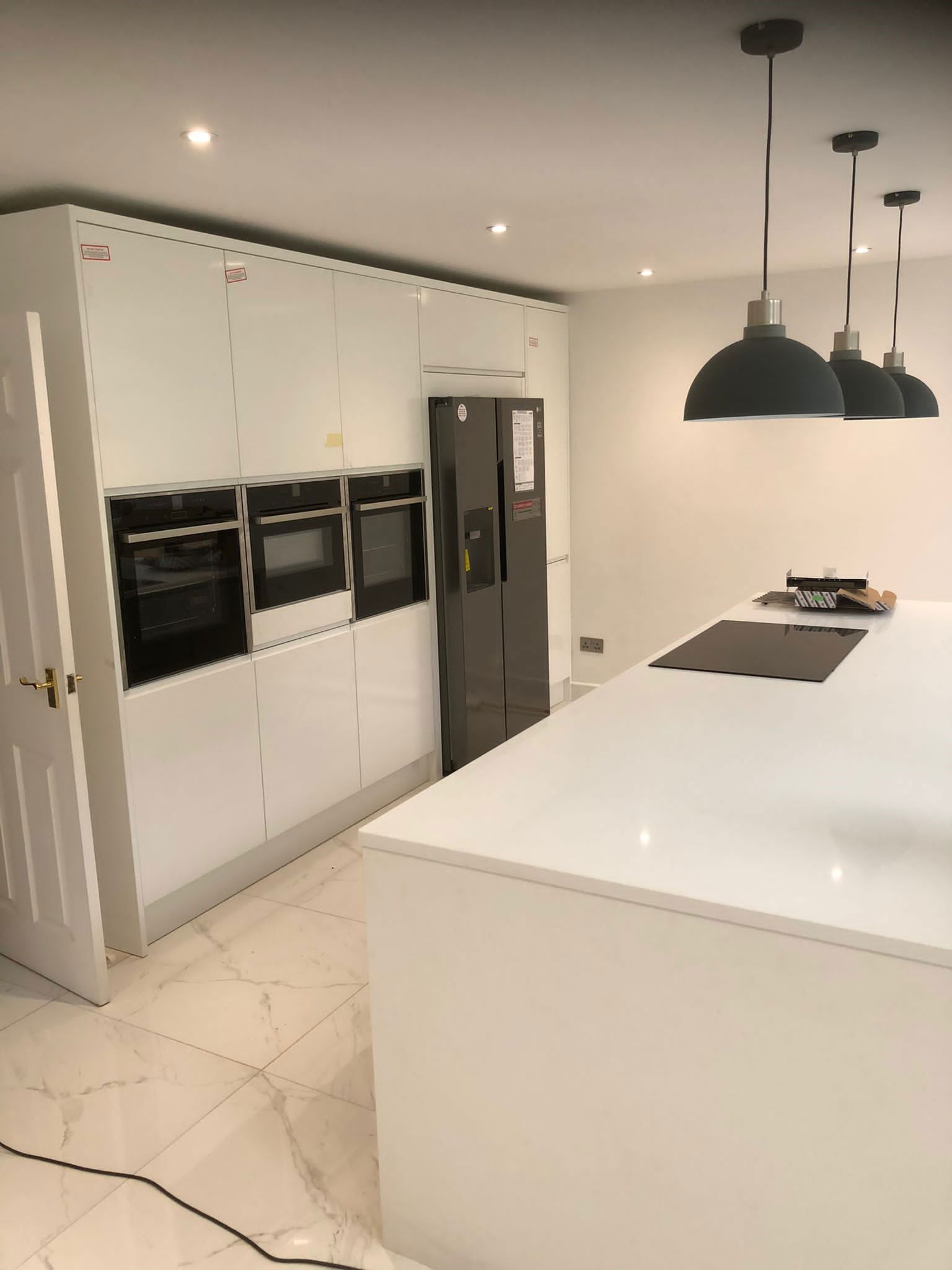 Modern Wren Kitchen in a new extension