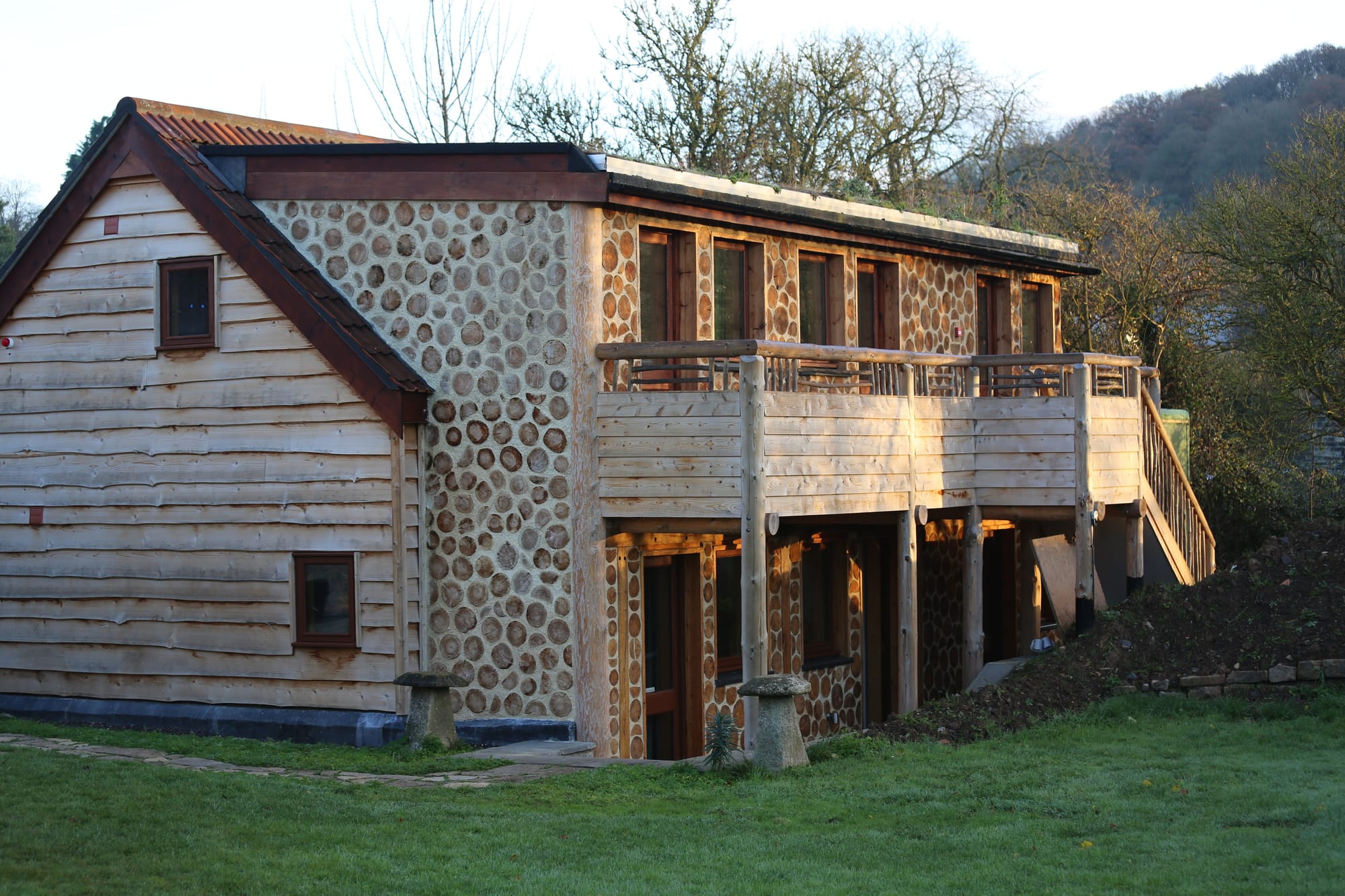 Cordwood Building