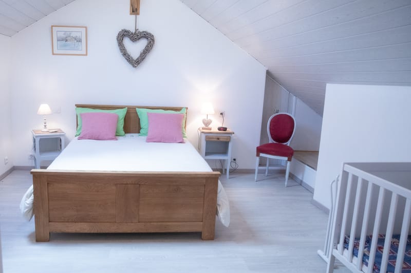 L'intérieur du gîte, comme un cocon