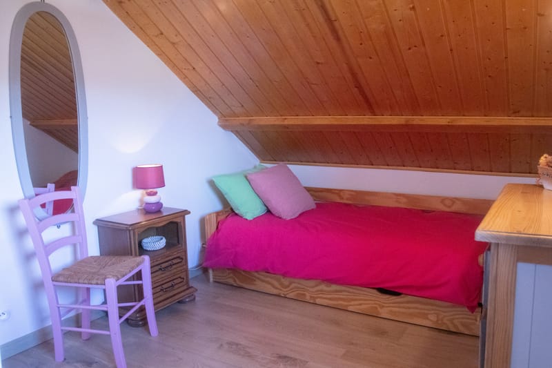 L'intérieur du gîte, comme un cocon