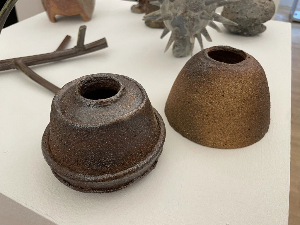 Ash, Ember, Flame.  Ceramic Anagama fired. December 2021.