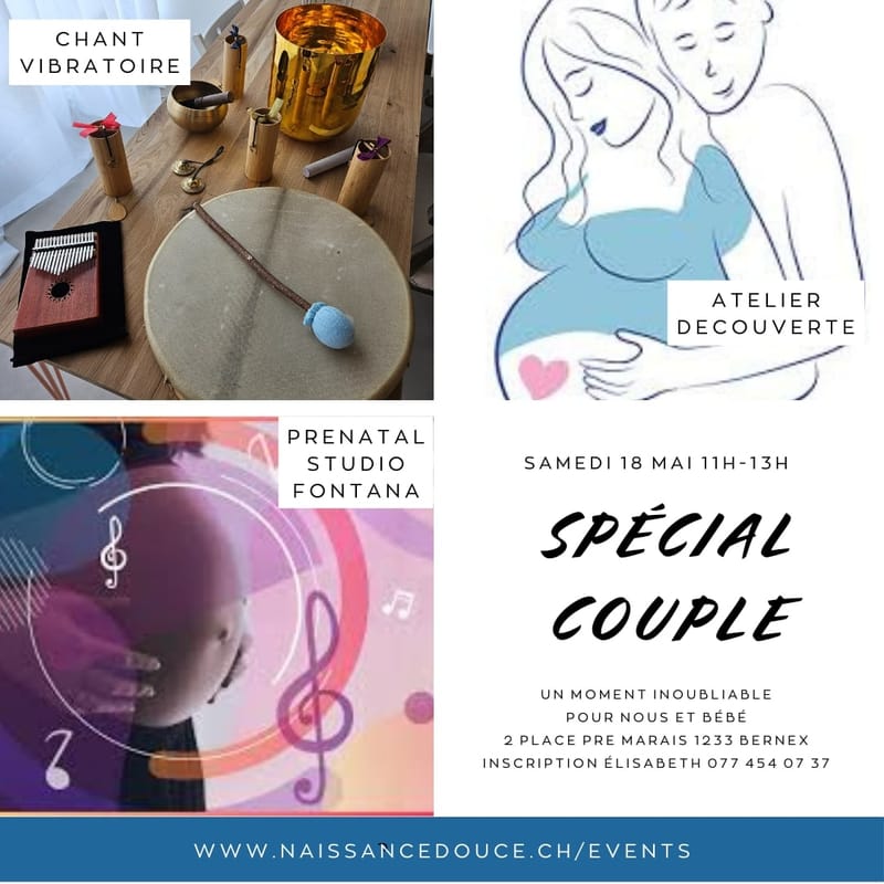Atelier Chant Vibratoire Spécial Couple Prénatal