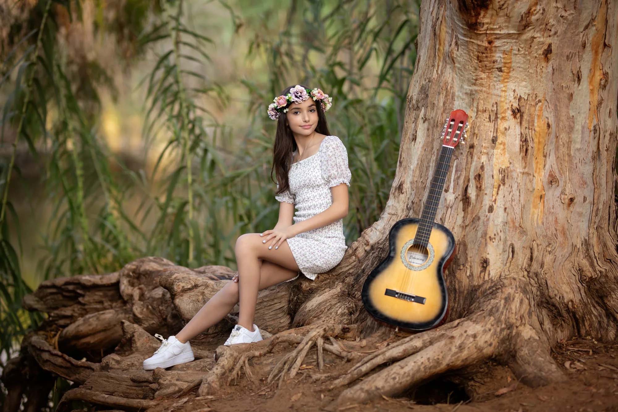 בוק בת מצווה בסטודיו בטבע