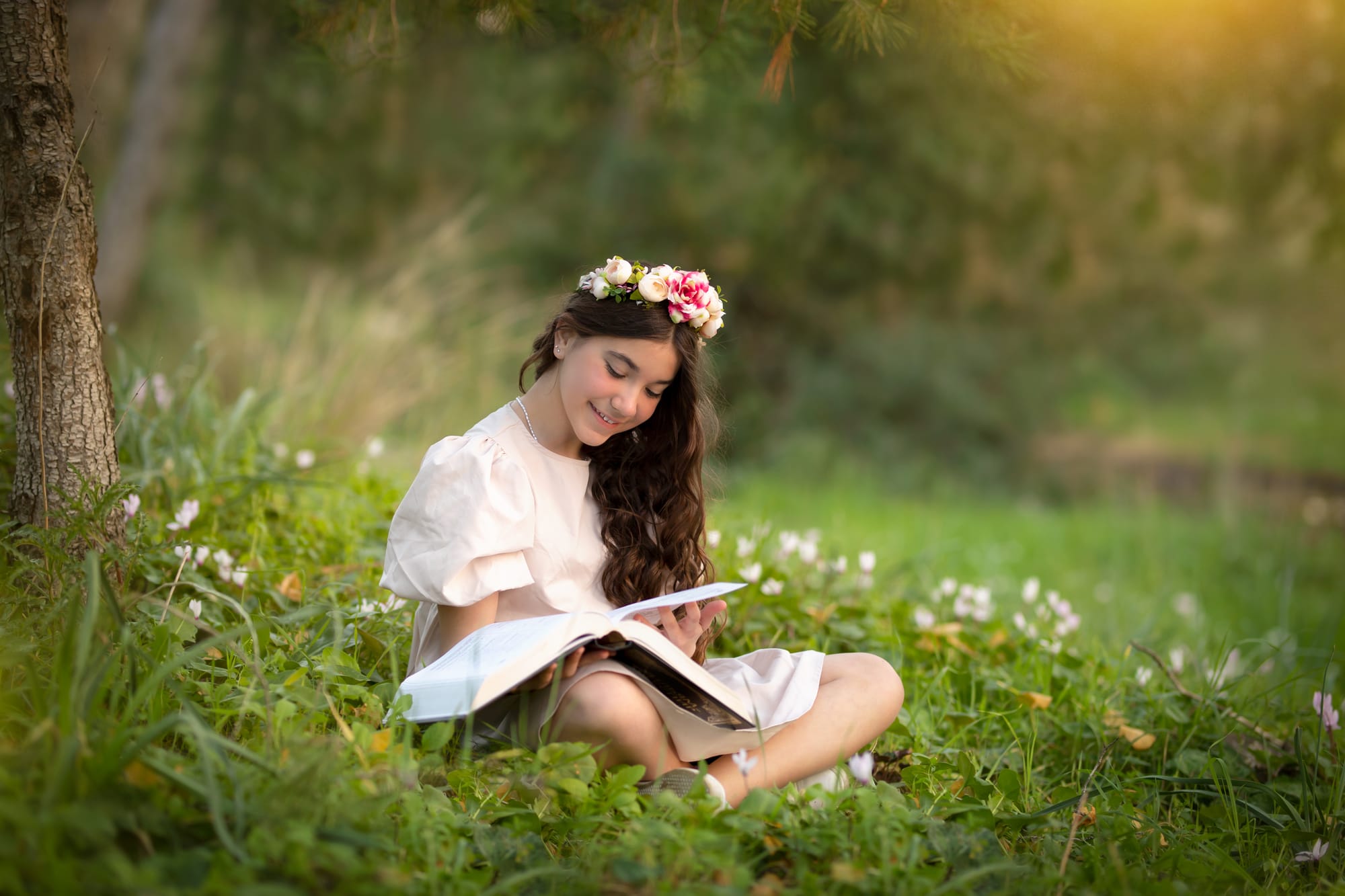 בוק בת מצווה בסטודיו בטבע