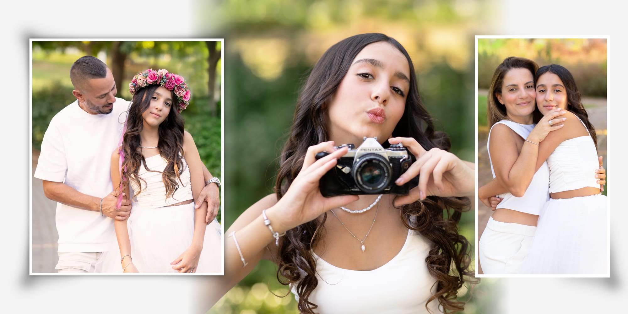 בוק בת מצווה בסטודיו בטבע