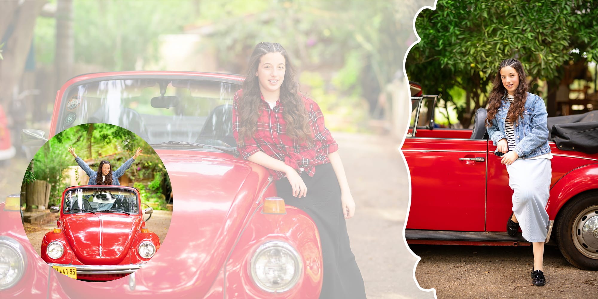 בוק בת מצווה בסטודיו בטבע