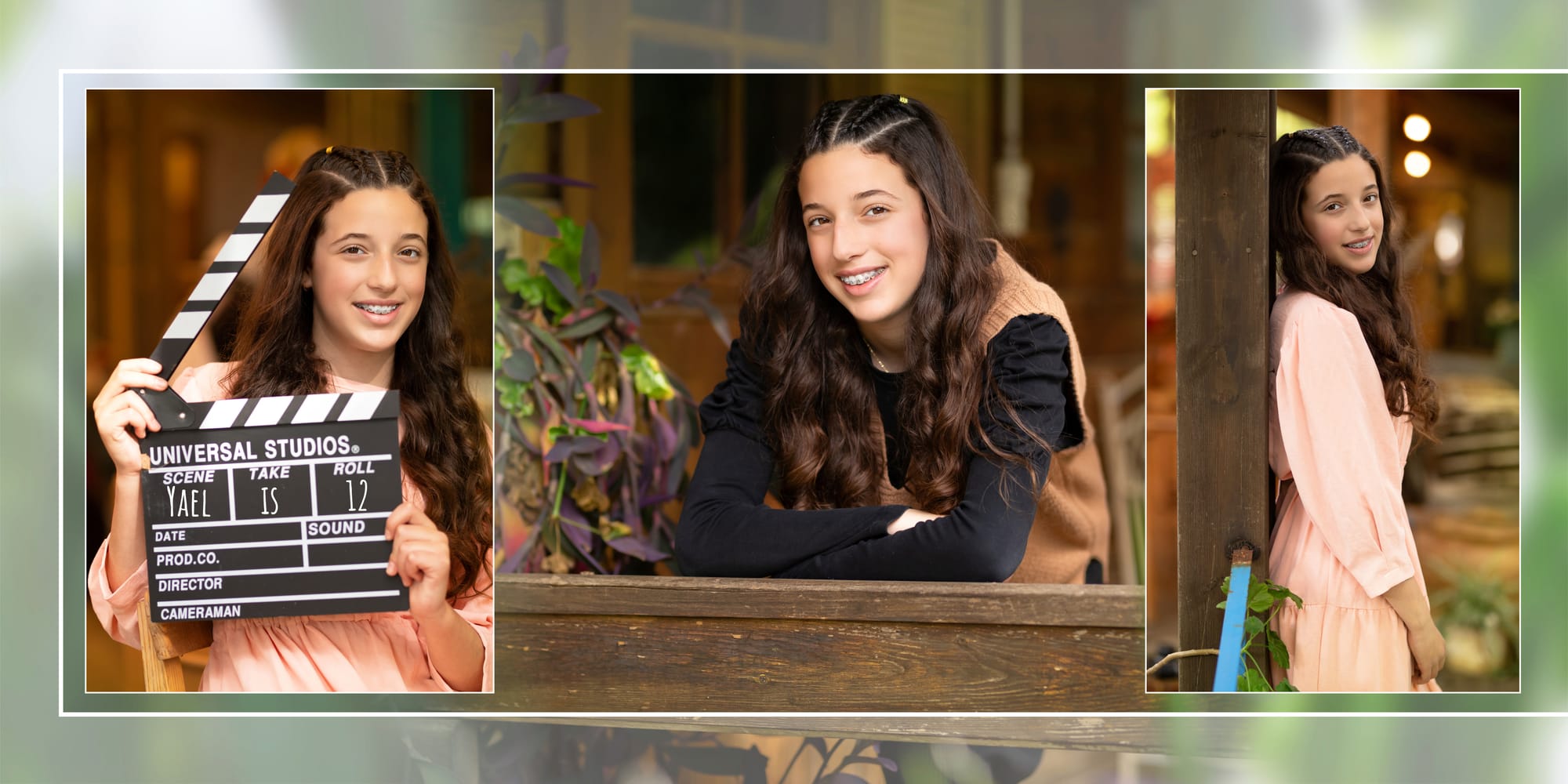 בוק בת מצווה בסטודיו בטבע