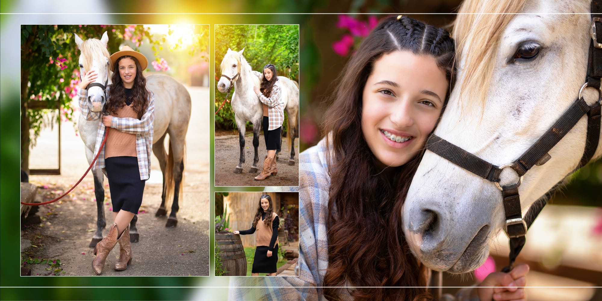 בוק בת מצווה בסטודיו בטבע