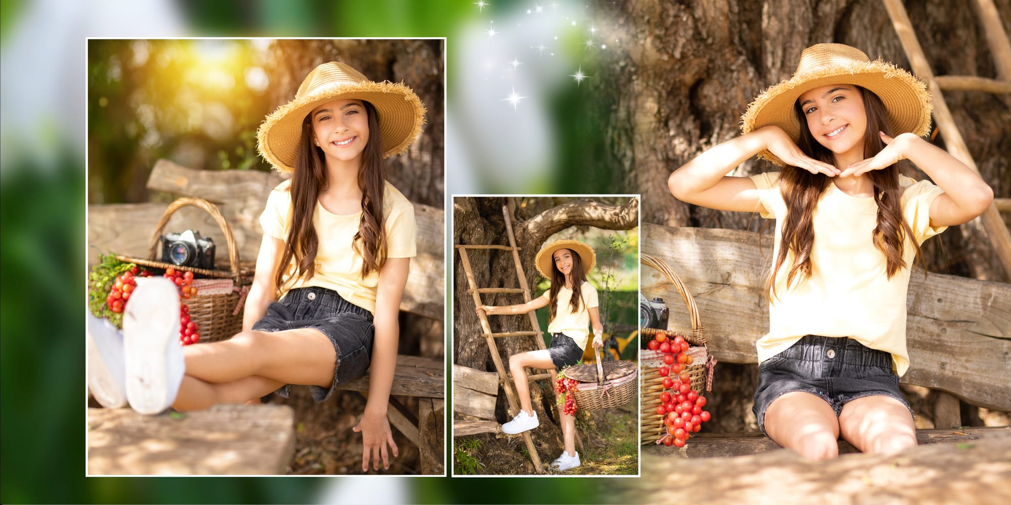 בוק בת מצווה בסטודיו בטבע