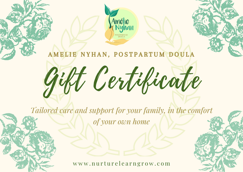 Gift certificate