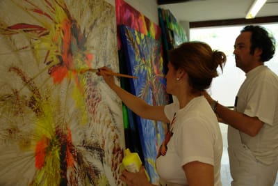 Muher lleva 'Flores y feria' al Retiro de Madrid