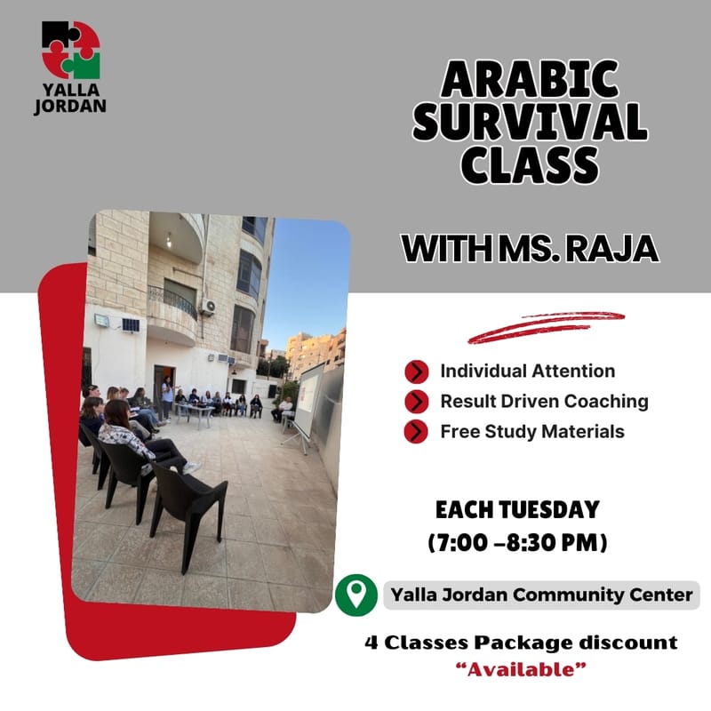 Yalla Arabic Survival Class with Ms. Raja