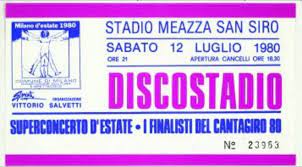 DISCOSTADIO 1980 SUPERCONCERTO D'ESTATE