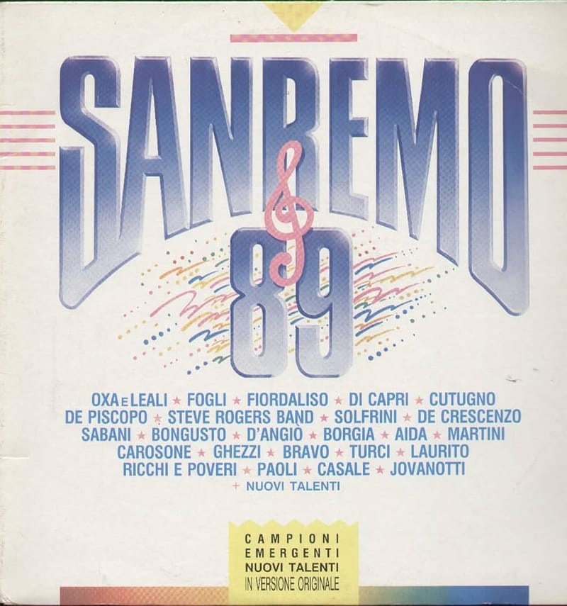 SANREMO 1989