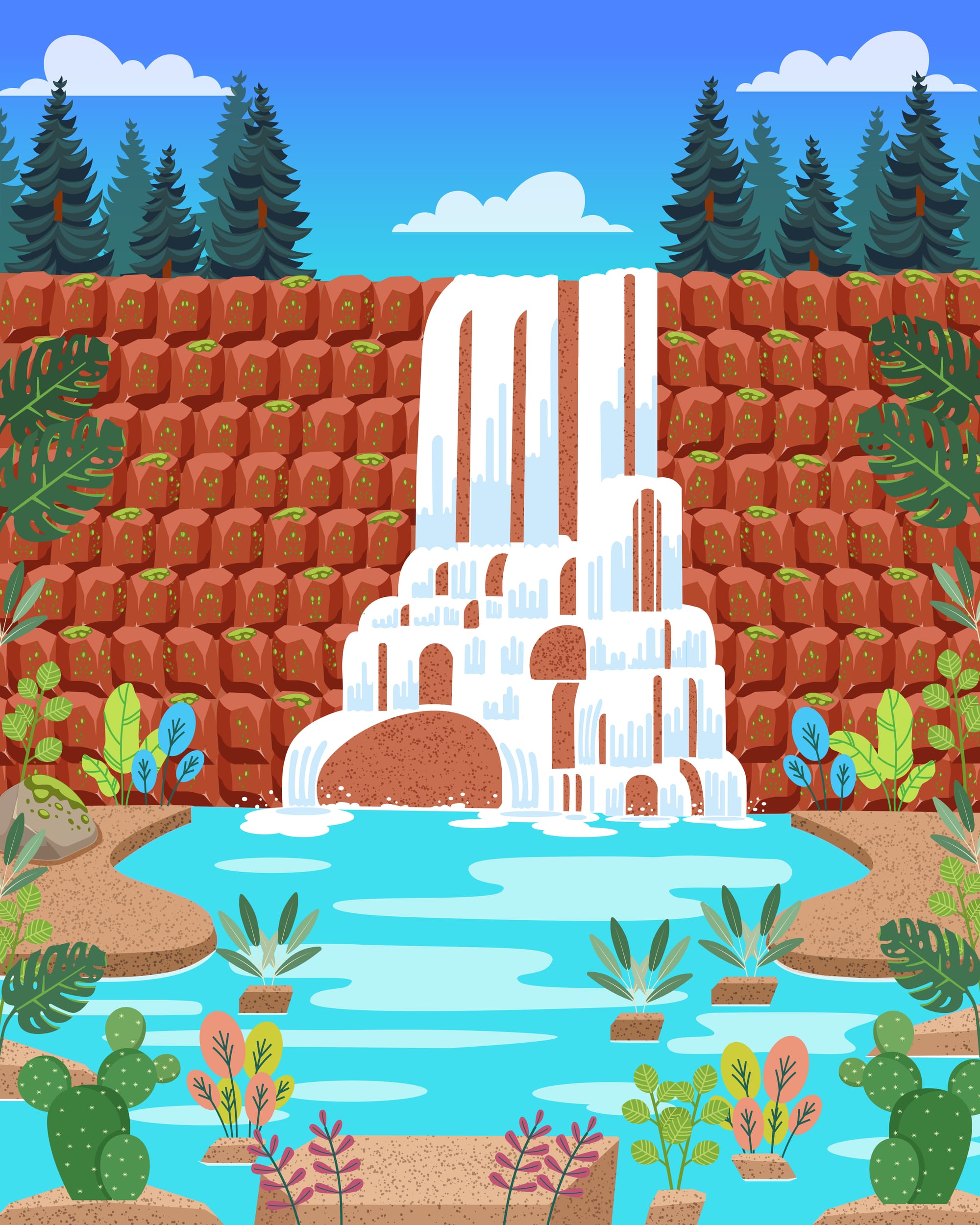 Digital environmental Illustration