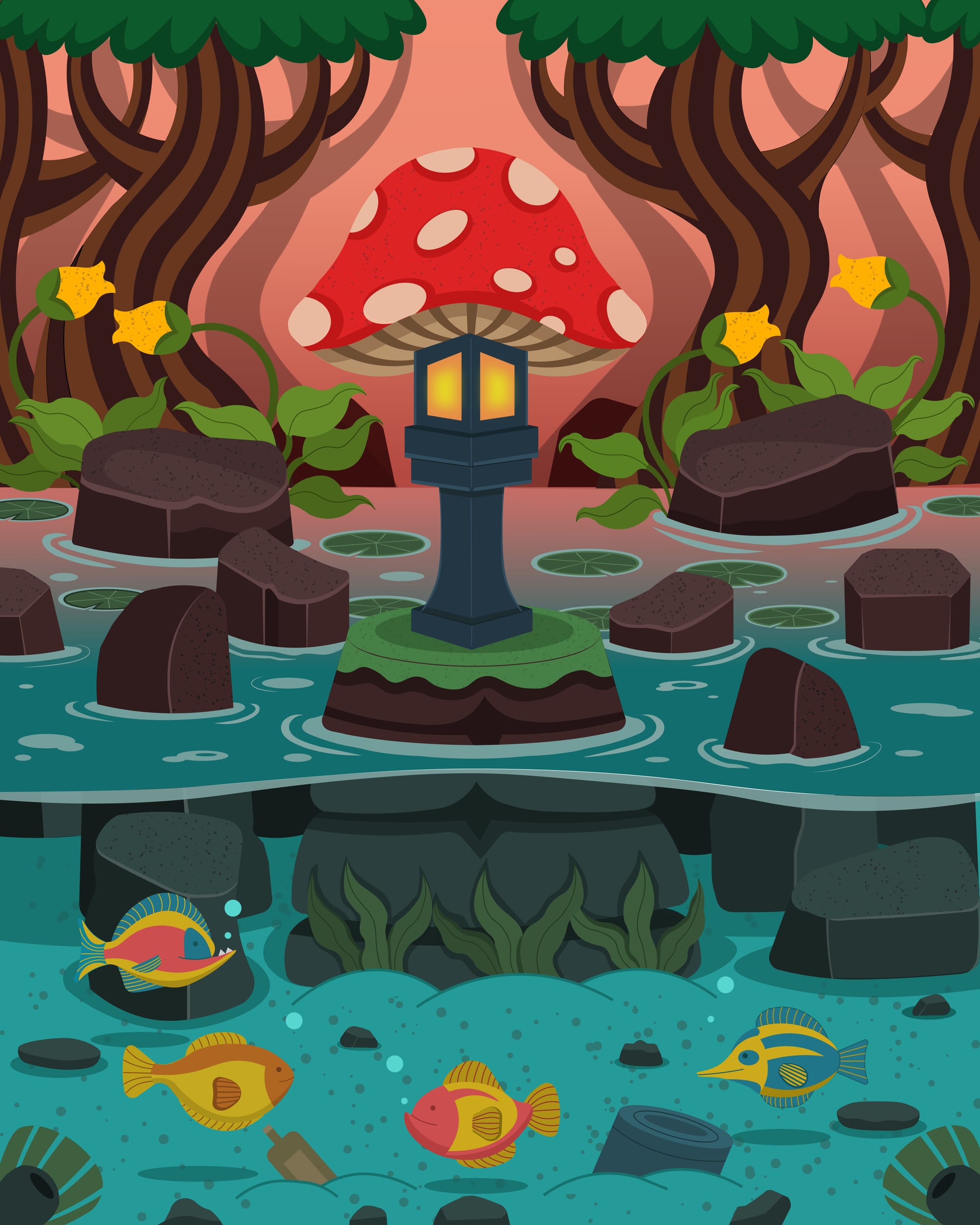 Digital environmental Illustration