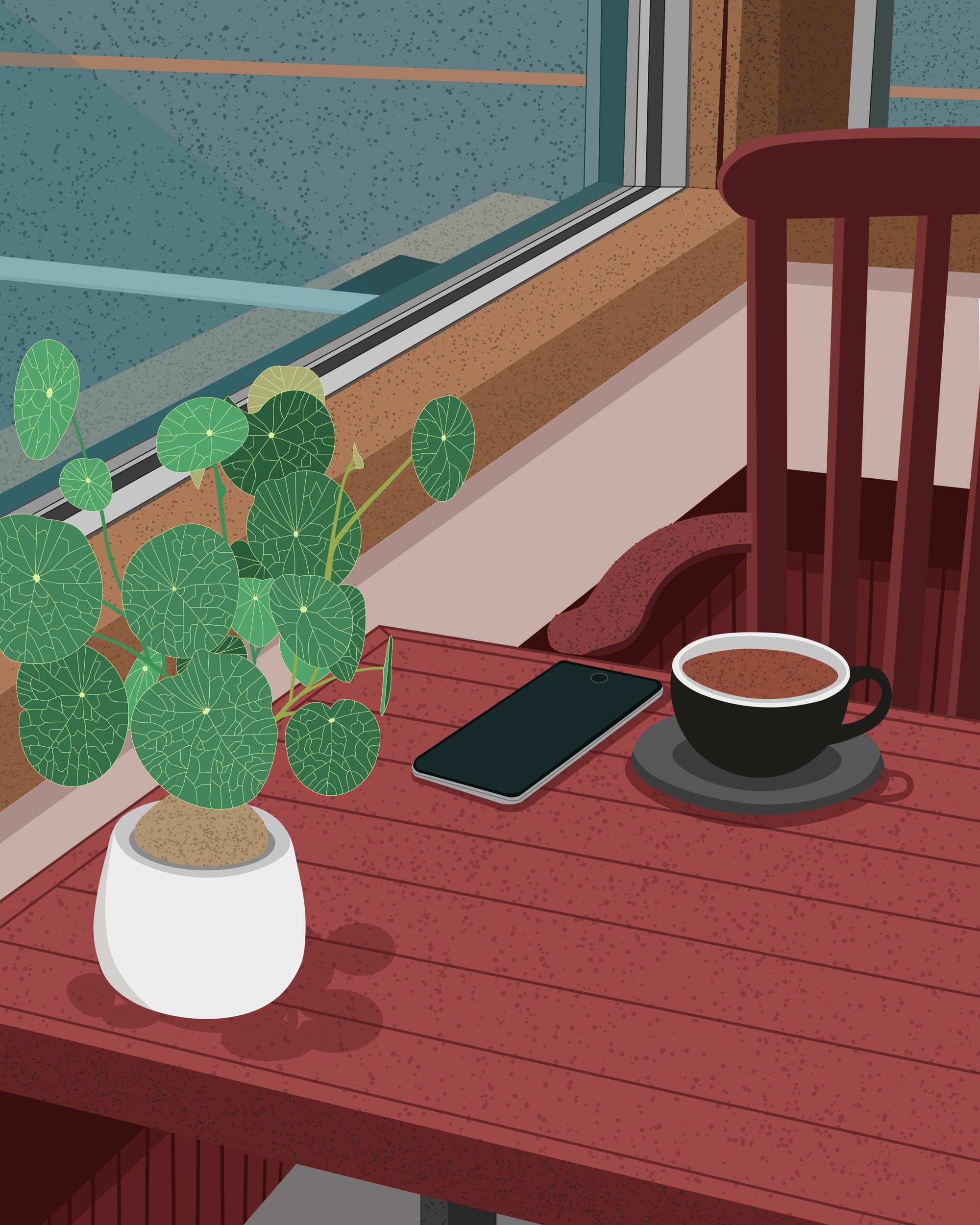 Plant and interior Illustrations