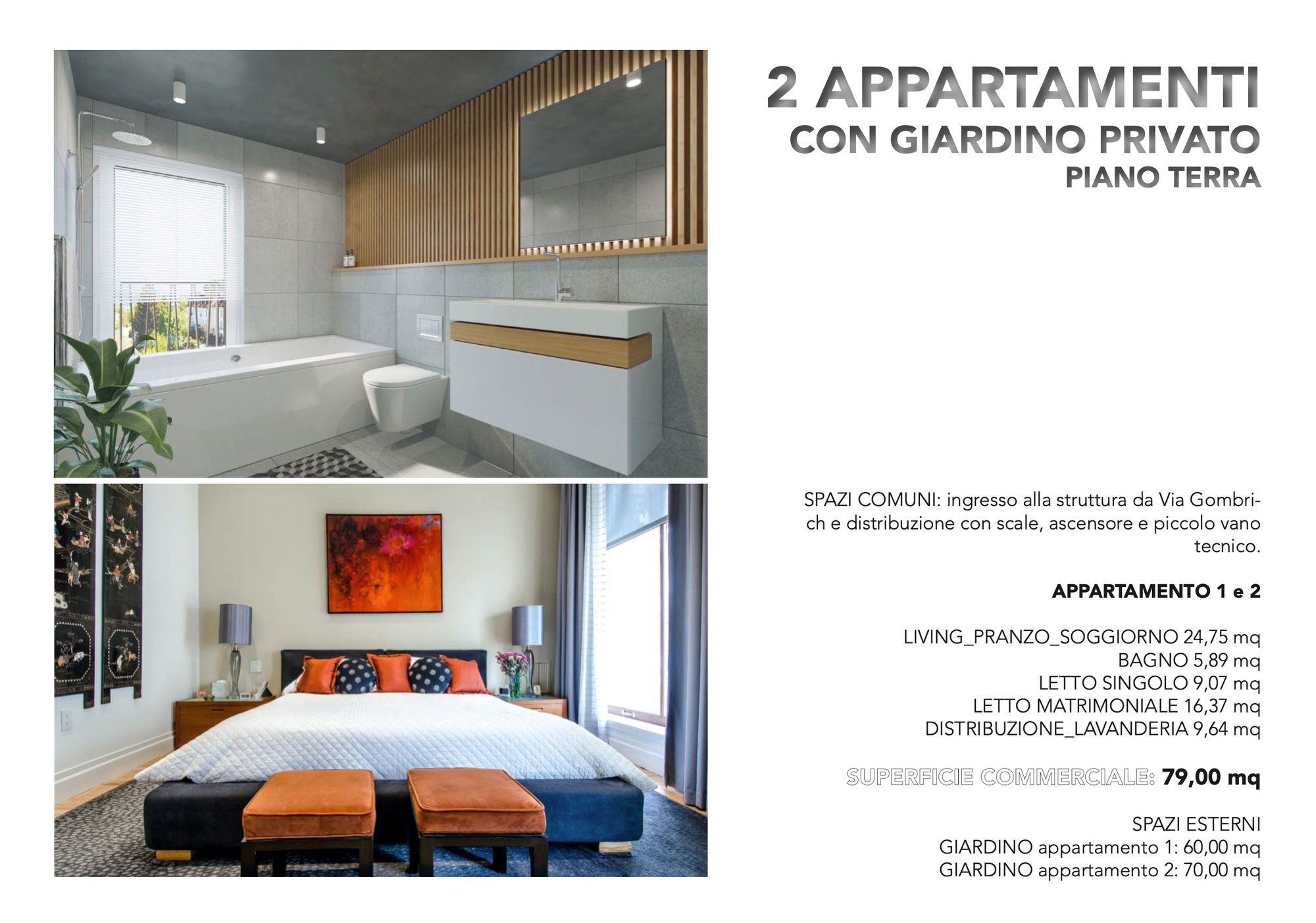 Appartamenti con giardino privato