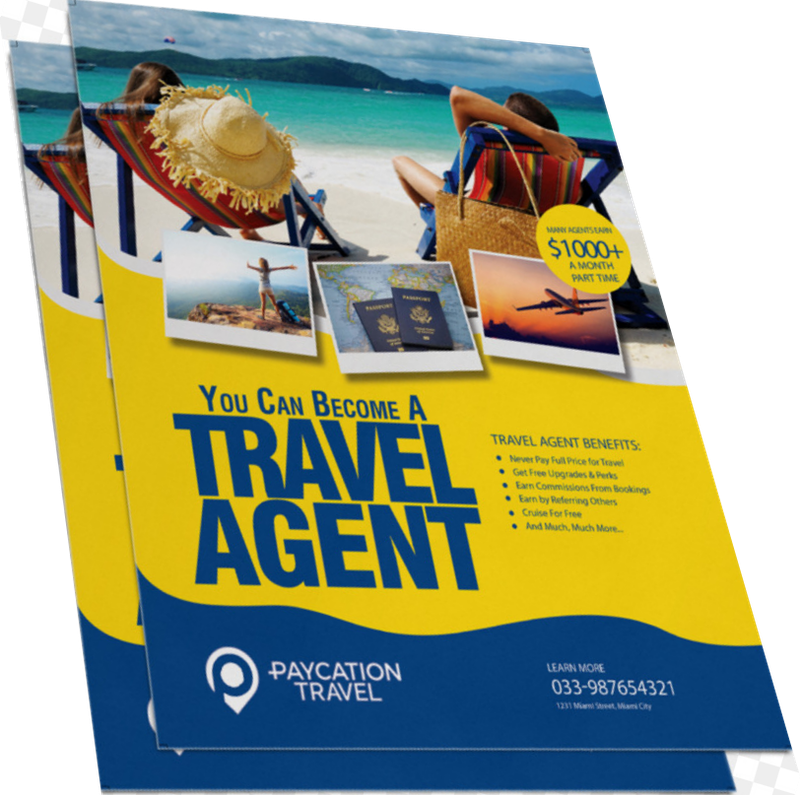 FLYERS AUTOCOLANTES PAPEL