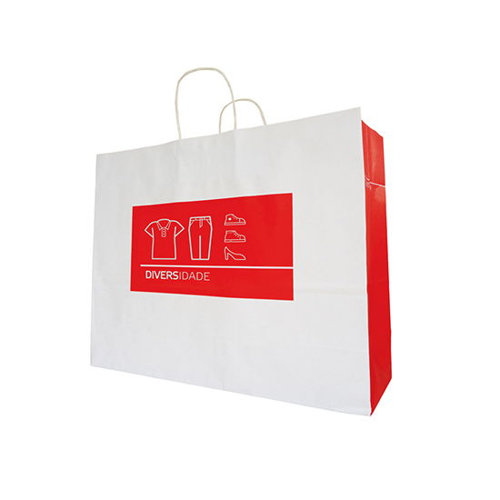 Sacos de Papel com Asa Torcida