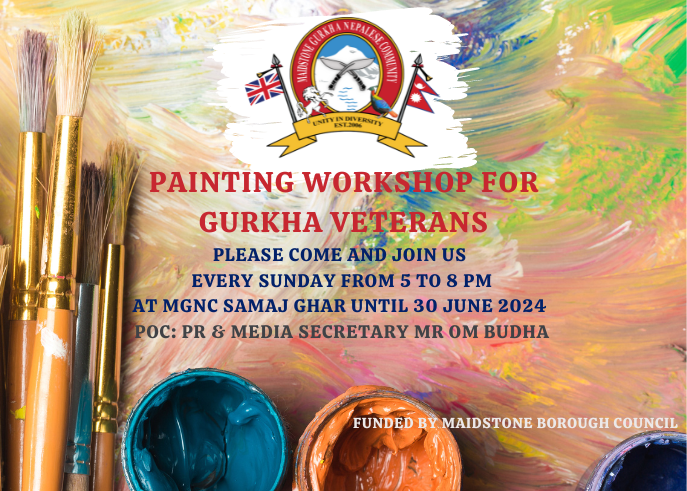 Painting Workshop for Gurkha Veterans